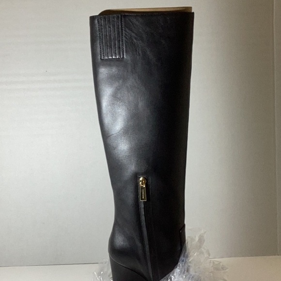 Isra Womens Leather Wedge Knee-High Boots Note: Size 7 is floor Samples - Picture 8 of 12